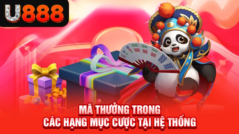 Mã thưởng trong các hạng mục cược tại hệ thống